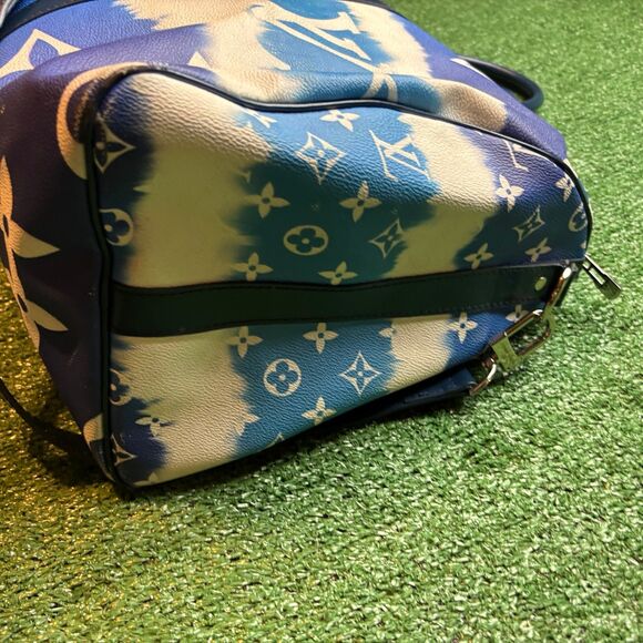 Louis Vuitton LV monogram blue Escale Keepall 50 duffle bag travel bag - Picture 8 of 12